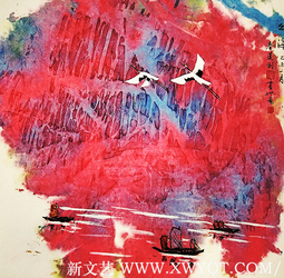 《出海》2015年 68cmx68cm